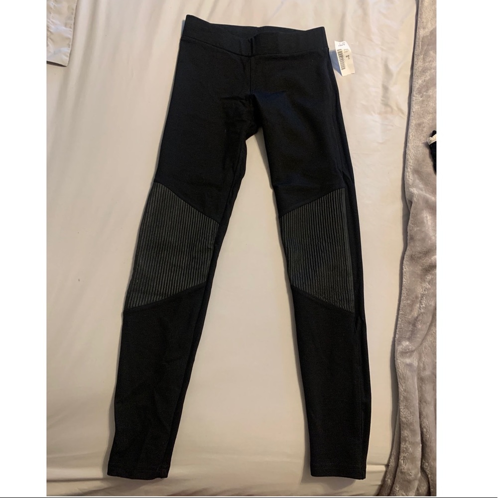 Black stretch pants